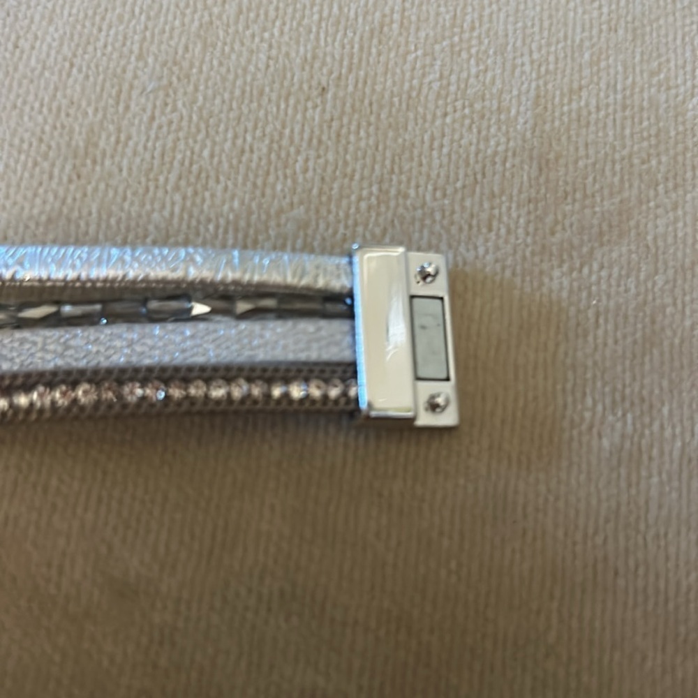 Silver Diamanté Bracelet - Picture 6 of 7